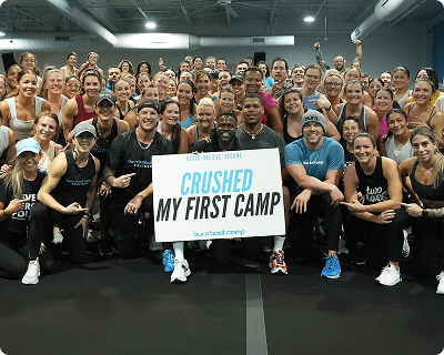 Kevin Hart takes his first Burn Boot Camp workout